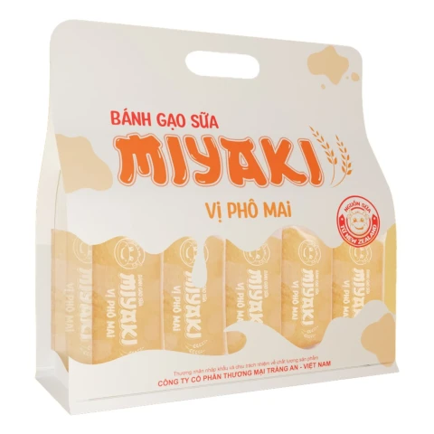 Bánh gạo sữa Miyaki  vị phô mai 240gr