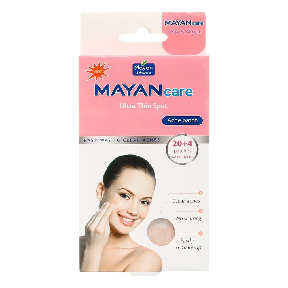 Miếng dán trị mụn Ultra Thin Spot MAYAN care 20M/hộp