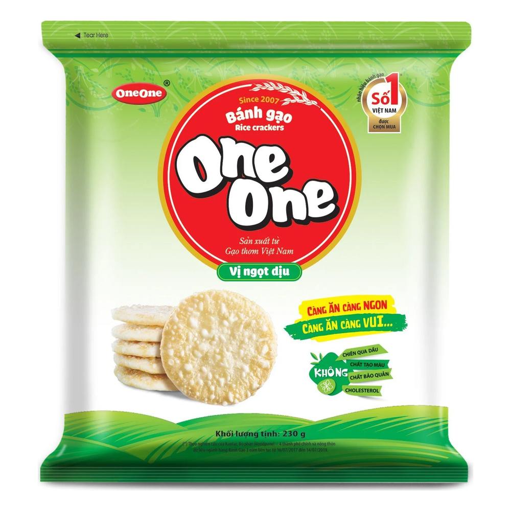 Bánh gạo One One vị ngọt dịu 219gr