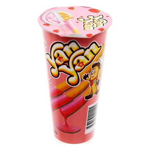 Bánh que Meiji Yan Yan kem dâu 50gr