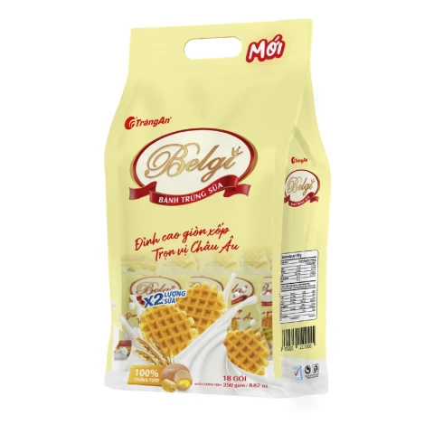 Bánh trứng sữa giòn Belgi  250gr