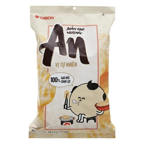 Snack  An  vị tự nhiên 151,2gr