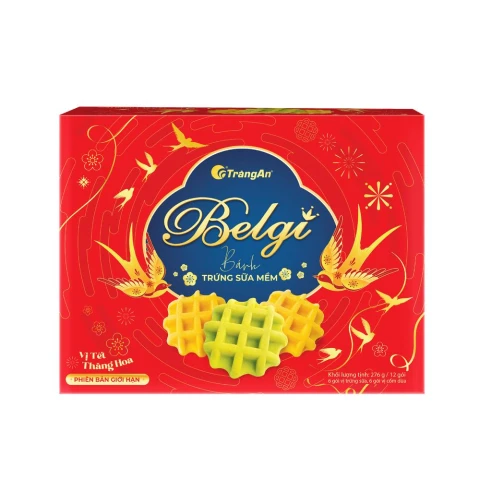 Bánh trứng sữa mềm Belgi  276gr