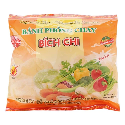 Bánh phồng chay Bích Chi  100gr