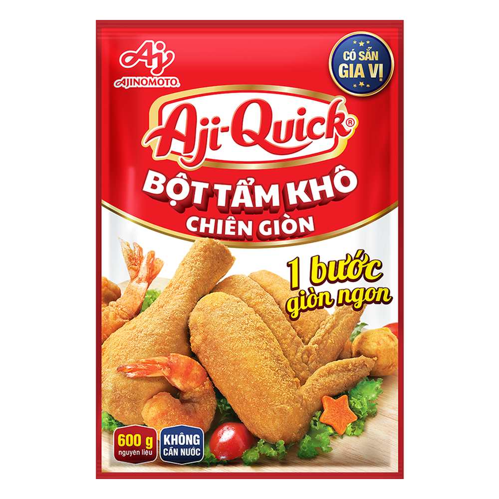 Bột tẩm khô chiên giòn Aji-Quick   84gr