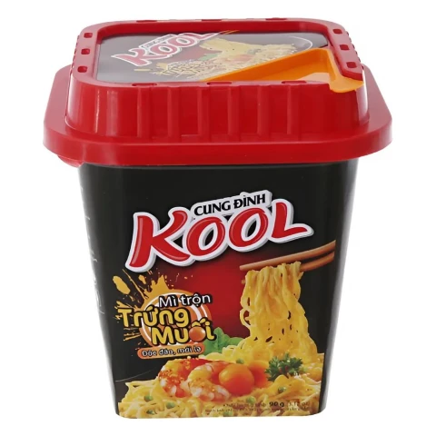 Mì Cung Đình Kool trộn trứng muối hộp 90gr