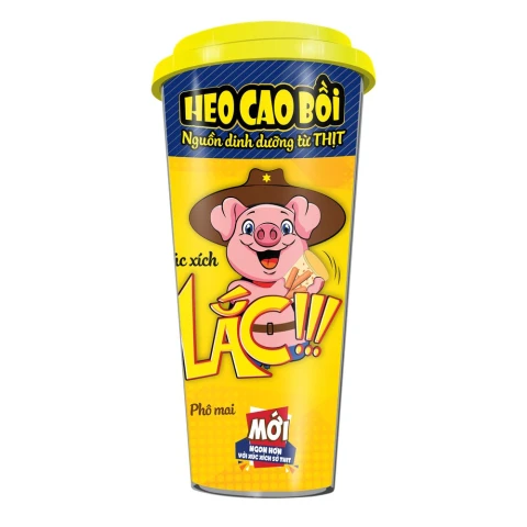 Xúc xích  Heo Cao Bồi  xốt spaghetti 4cây*13gr
