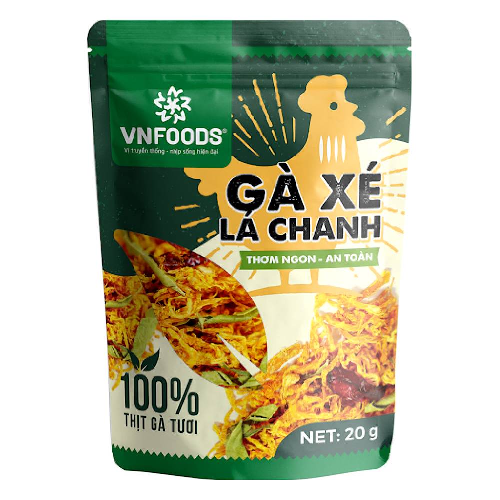 Gà xé lá chanh VN-Foods  50gr