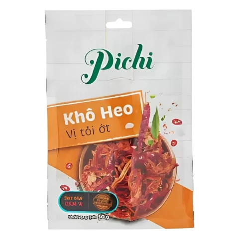 Khô heo Pichi vị tỏi ớt 50gr