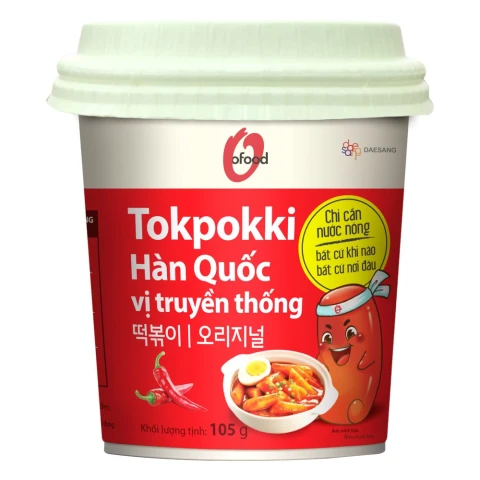Tokpokki Hàn Quốc O Food vị truyền thống 140gr