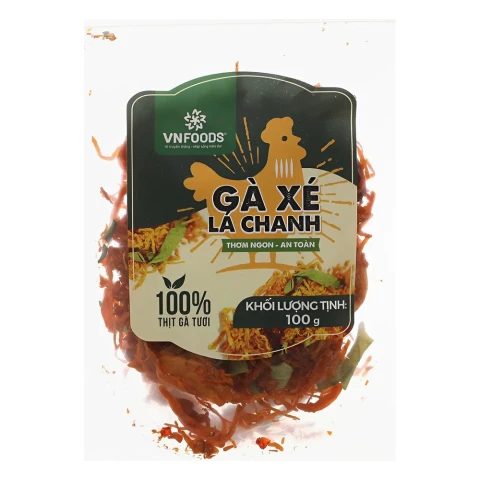 Gà xé lá chanh VN-Foods  100gr