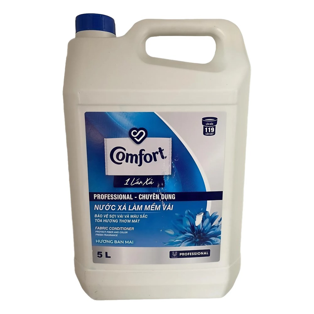 Nước xả vải Comfort 1 lần xả hương ban mai can 5L