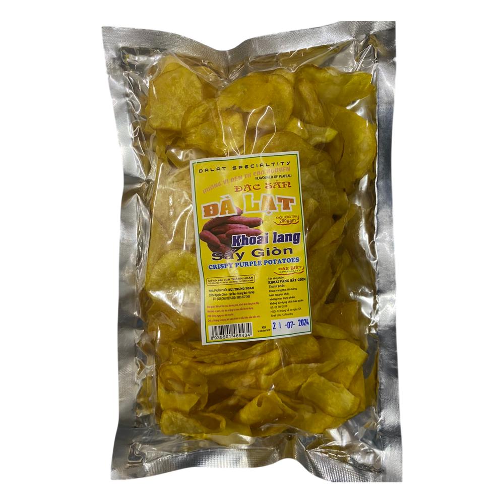 Khoai lang sấy giòn đặc sản Đà Lạt   200gr
