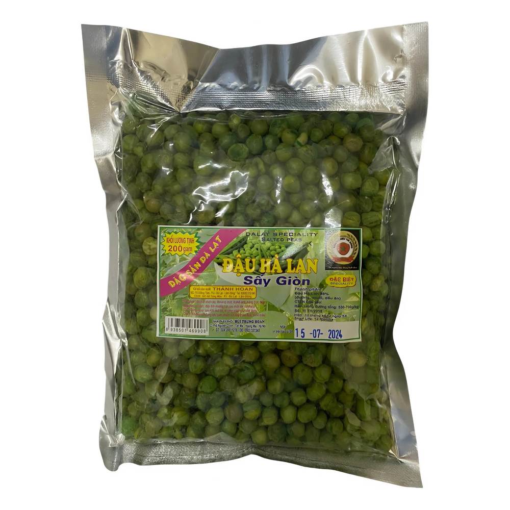 Đậu Hà lan sấy giòn đặc sản Đà Lạt  giòn Đà Lạt 200gr