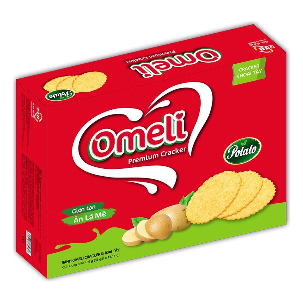 Bánh Cracker  Omeli khoai tây 400gr