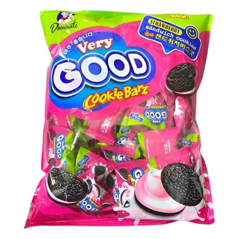 Bánh quy kẹp kem Dominate Very Good  vị dâu 370gr