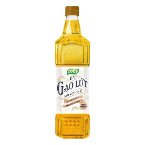 Dầu gạo lứt nguyên chất Coba  1L