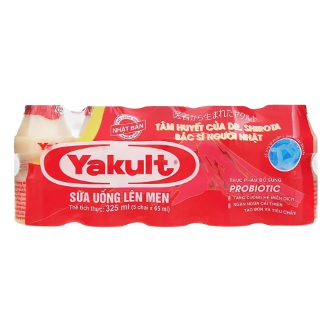Sữa chua uống lên men  Yakult  vỉ 10*65ml