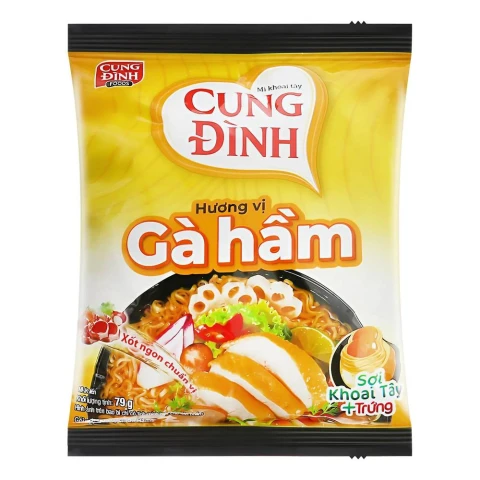 Mì khoai tây Cung Đình gà hầm 80gr