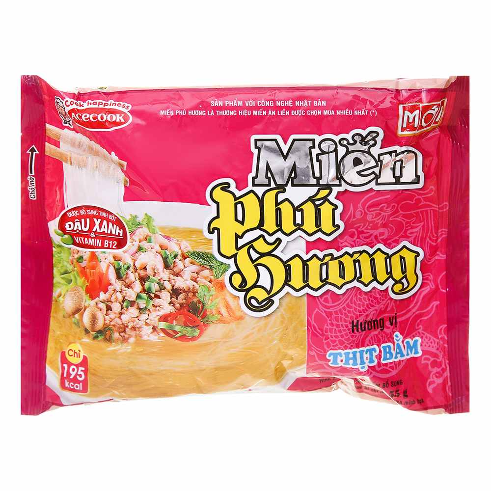 Miến  Phú Hương thịt bằm 55gr