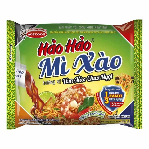 Mì xào Hảo Hảo tôm xào chua ngọt 75gr