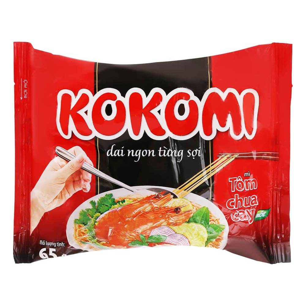 Mì Kokomi tôm chua  ly 65gr