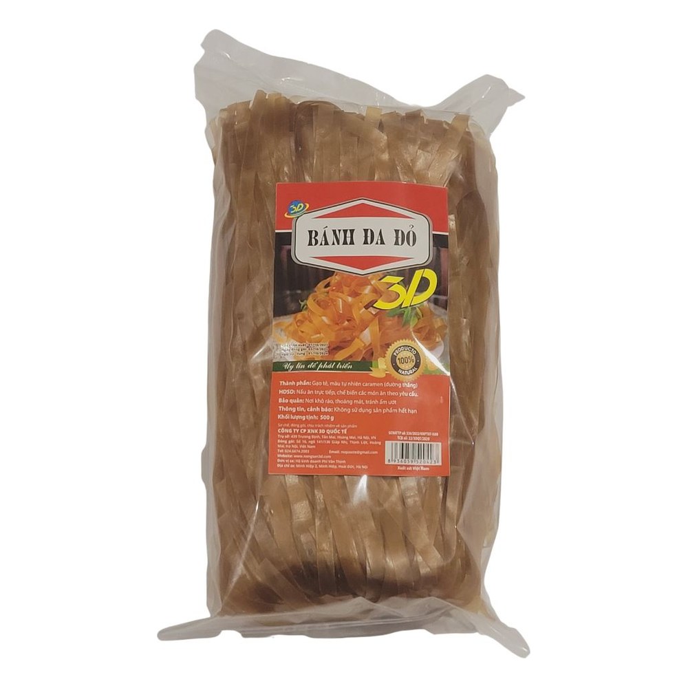 Bánh đa đỏ 3D  300gr