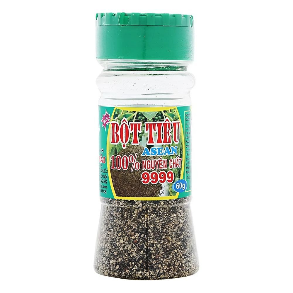 Bột tiêu nguyên chất Asean  60gr