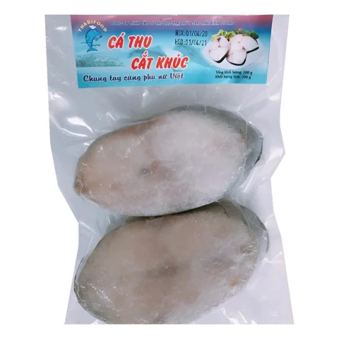 Cá thu cắt khoanh Thabifood  500gr