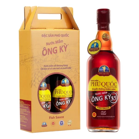 Nước mắm Phú Quốc Ông Kỳ 35 độ đạm 525ml