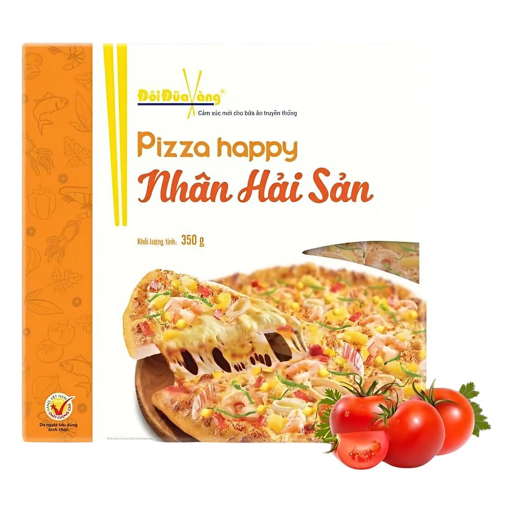 Pizza Tonda Đôi Đũa Vàng nhân hải sản  350gr