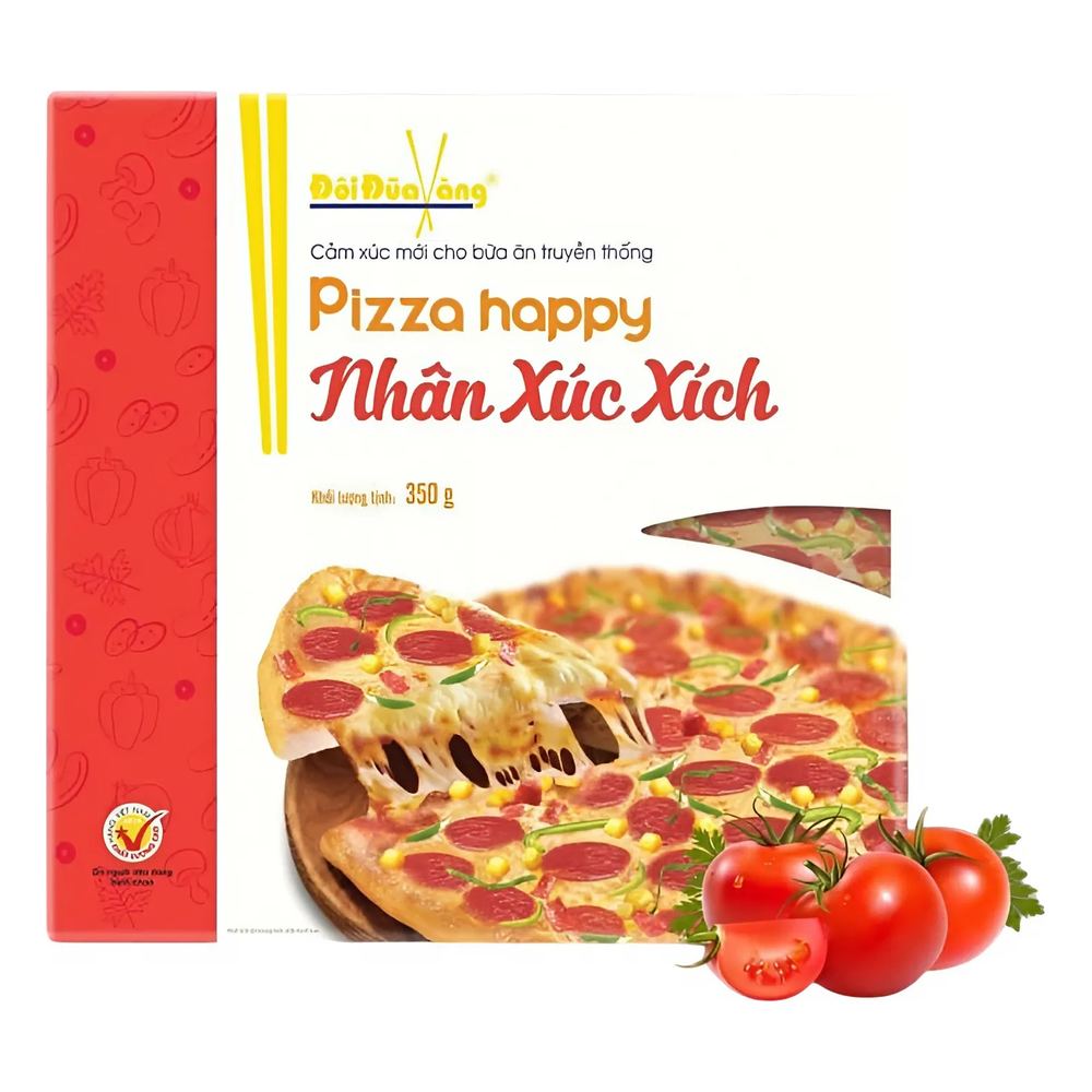 Pizza Italian Style  Đôi Đũa Vàng nhân xúc xích  350gr