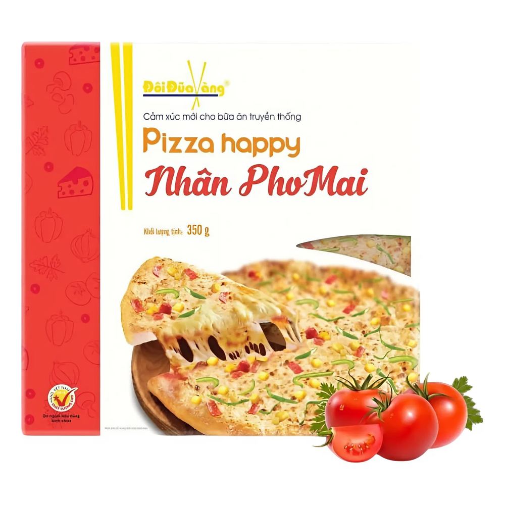 Pizza Special Đôi Đũa Vàng nhân phô mai  350gr