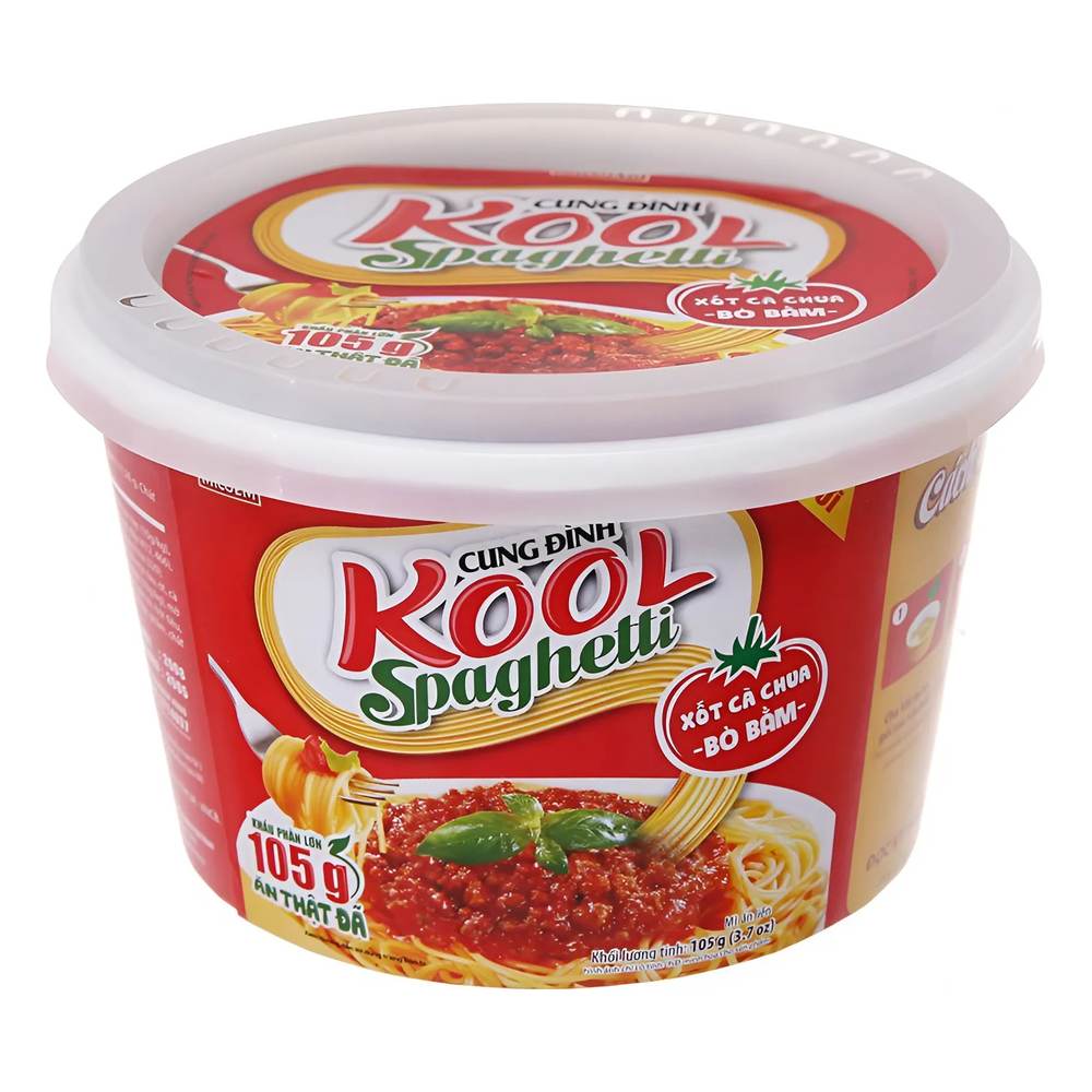 Mì Cung Đình Kool Spaghetti xốt bò bằm bát 105gr