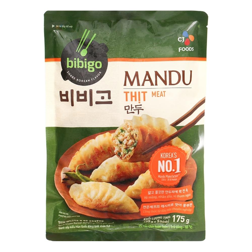 Bánh  Mandu   JC Bibigo nhân thịt 175gr