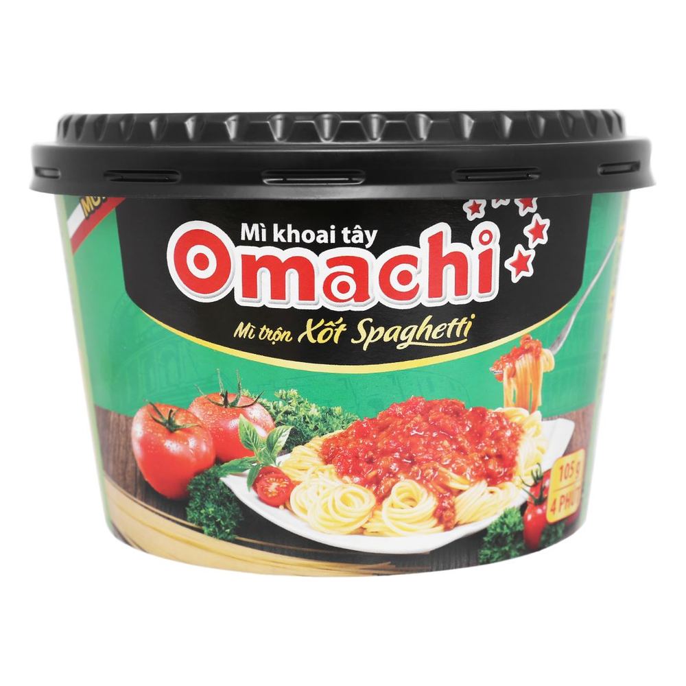 Mì trộn Omachi xốt Spaghetti bát 105gr