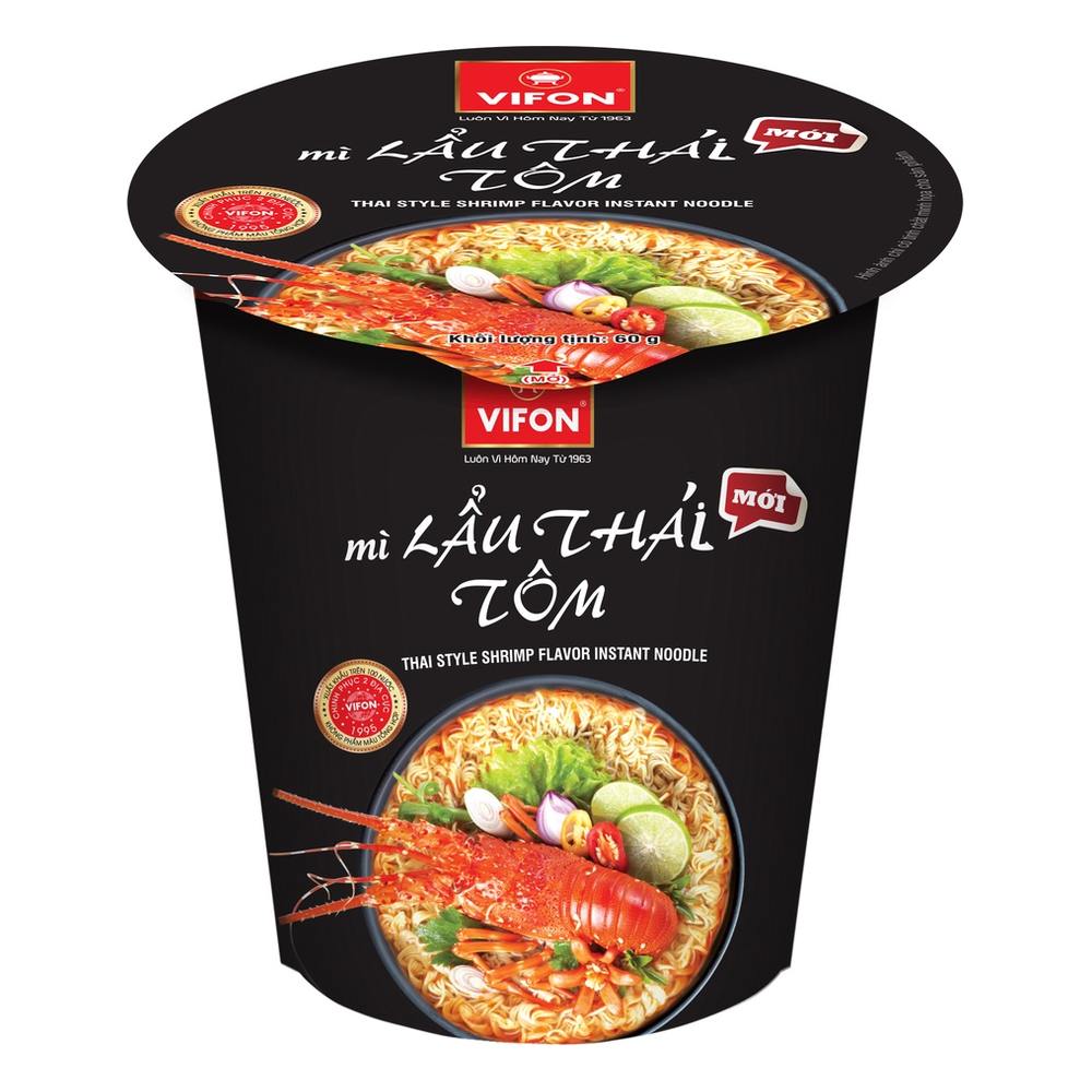 Mì Vifon lẩu thái tôm  ly 65gr