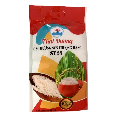 Gạo hương sen ST25 Thái Dương  5kg