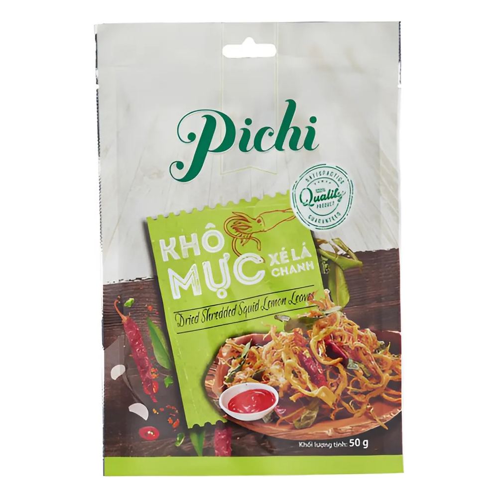 Khô mực Pichi xé lá chanh 50gr
