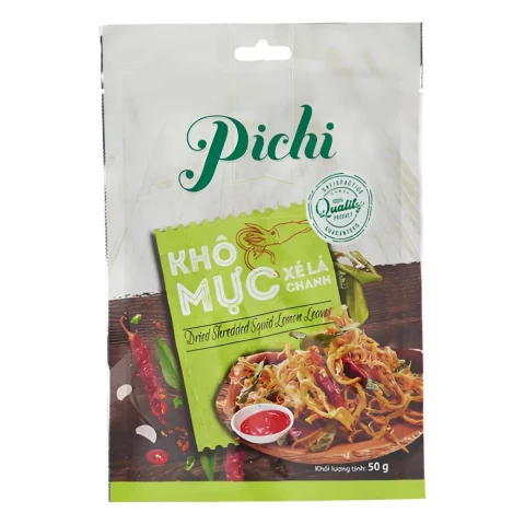 Khô mực Pichi xé lá chanh 50gr
