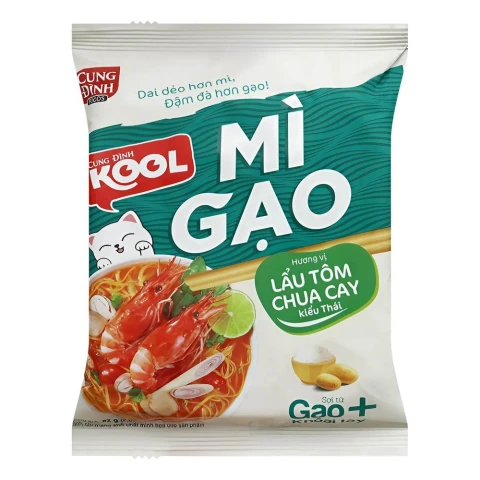 Mì gạo Cung Đình Kool  vị lẩu tôm chua cay 84gr