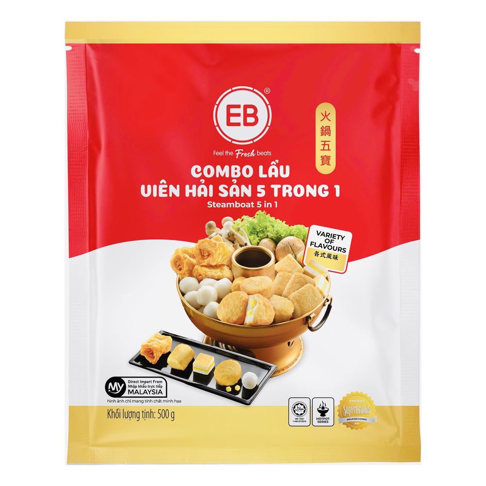 Đậu hũ Steamboat 5 in 1 EB   500gr