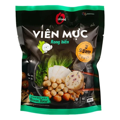 Viên mực rong biển O'Food 300gr