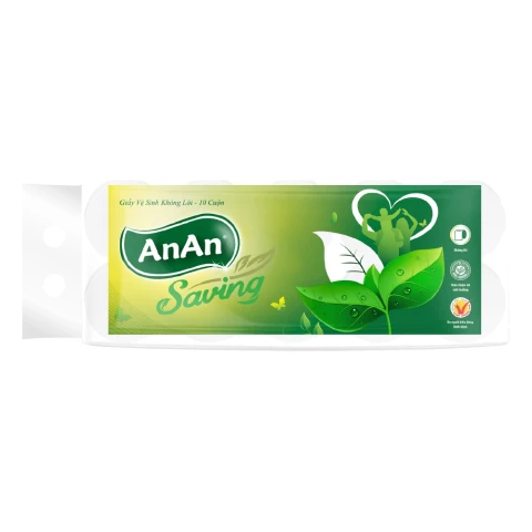 Giấy vệ sinh An An lụa  10 cuộn
