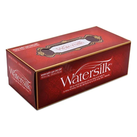 Giấy ăn  Watersilk hộp sang trọng 2 lớp  180 tờ
