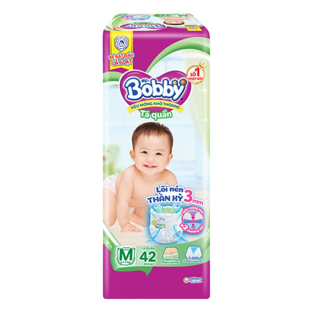 Tã bỉm quần  Bobby pants M42