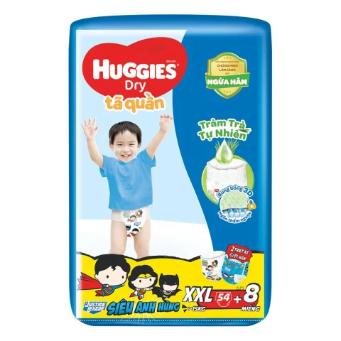 Tã bỉm quần  Huggies dry XXL54
