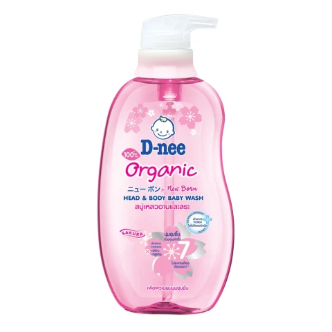 Sữa tắm gội trẻ em D-nee  hồng 380ml