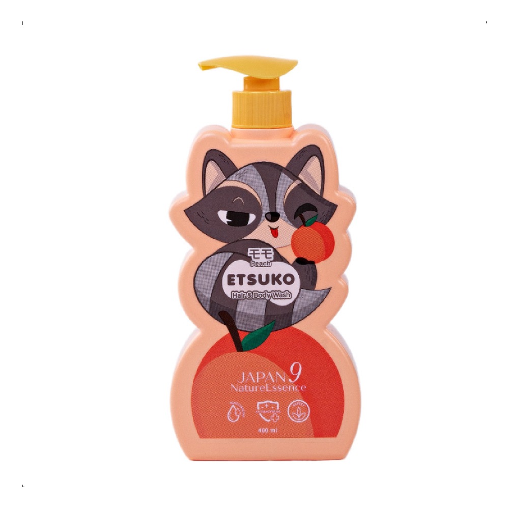 Sữa tắm gội trẻ em ETSUKO hương MOMO đào Nhật 400ml