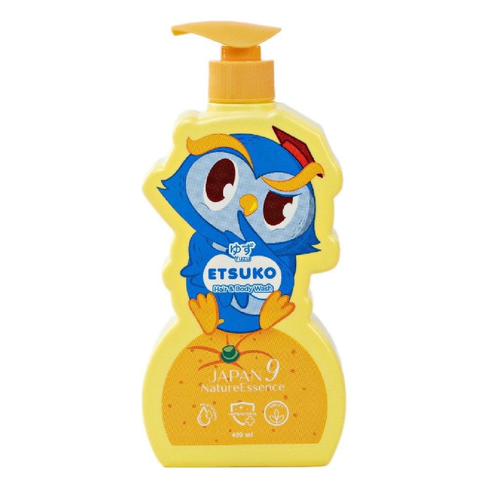Sữa tắm gội trẻ em ETSUKO  hương Yuzu quýt Nhật 400ml